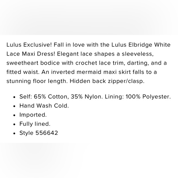 White lace Maxi dress - Picture 6 of 12